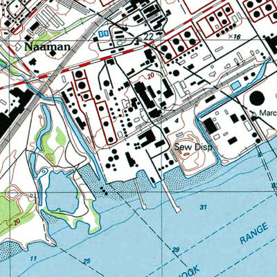 Western Michigan University PA-NJ-DE-Marcus Hook: Authoritative US Topos 1993 digital map