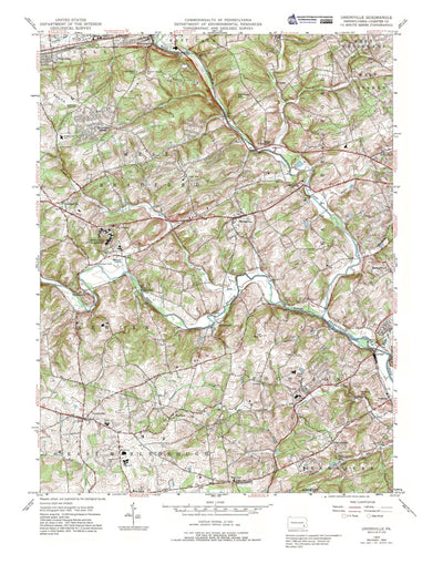Western Michigan University PA-Unionville: Authoritative US Topos 1953 digital map