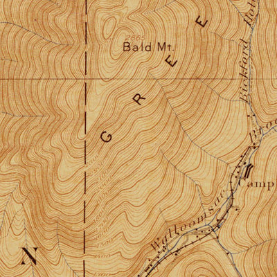 Western Michigan University VT-BENNINGTON: Authoritative US Topos Historic 1898 digital map