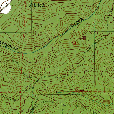 Western Michigan University WA-Aberdeen Gardens: Authoritative US Topos 1990 digital map