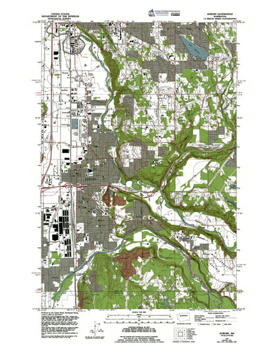 Western Michigan University WA-Auburn: Authoritative US Topos 1949 digital map