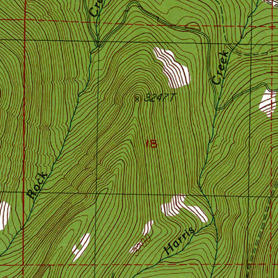Western Michigan University WA-Bandera: Authoritative US Topos 1989 digital map