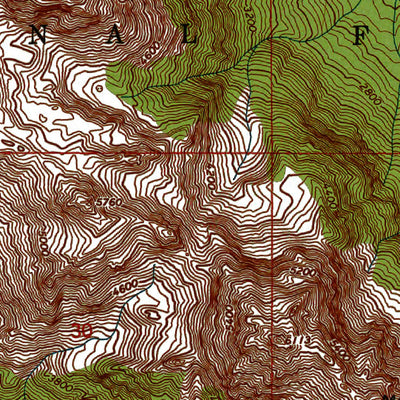 Western Michigan University WA-Baring: Authoritative US Topos 1965 digital map