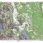 Western Michigan University WA-Bellevue North: Authoritative US Topos 1982 digital map