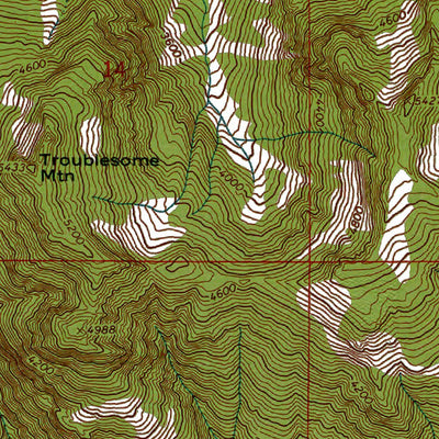 Western Michigan University WA-Blanca Lake: Authoritative US Topos 1965 digital map