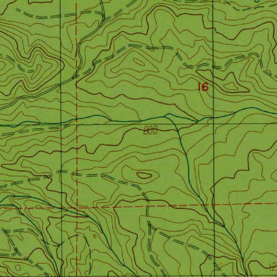 Western Michigan University WA-Blaney Creek: Authoritative US Topos 1986 digital map