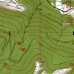 Western Michigan University WA-Blue Lake: Authoritative US Topos 1994 digital map