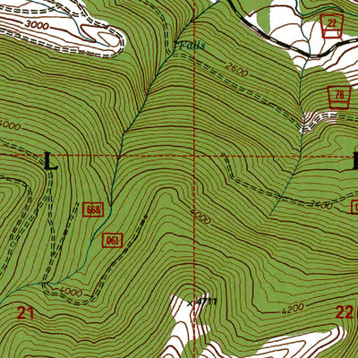 Western Michigan University WA-Blue Lake: Authoritative US Topos 1994 digital map