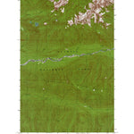 Western Michigan University WA-Bob Creek: Authoritative US Topos 1990 digital map