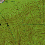 Western Michigan University WA-Bob Creek: Authoritative US Topos 1990 digital map