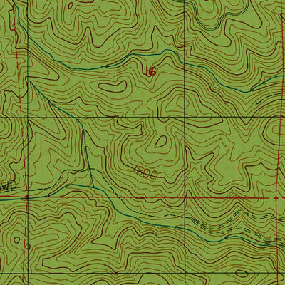 Western Michigan University WA-Boistfort Peak: Authoritative US Topos 1986 digital map