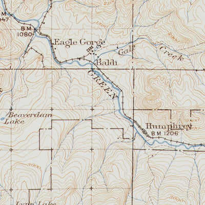 Western Michigan University WA-CEDAR LAKE: Authoritative US Topos Historic 1913 digital map