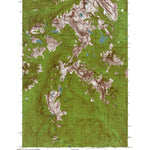 Western Michigan University WA-Chikamin Peak: Authoritative US Topos 1989 digital map