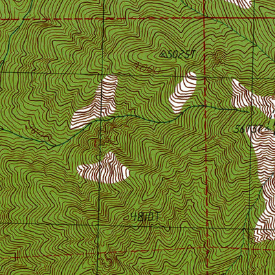 Western Michigan University WA-Cle Elum Lake: Authoritative US Topos 1989 digital map
