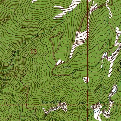 Western Michigan University WA-Cliffdell: Authoritative US Topos 1971 digital map