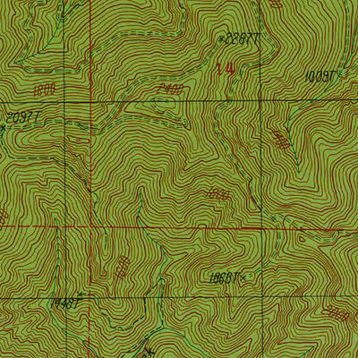 Western Michigan University WA-Colonel Bob: Authoritative US Topos 1990 digital map