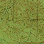 Western Michigan University WA-Cougar Mountain: Authoritative US Topos 1989 digital map