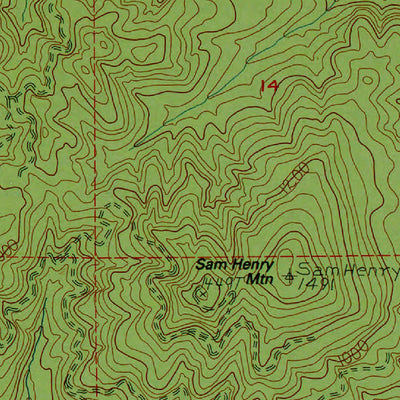 Western Michigan University WA-Curtis: Authoritative US Topos 1986 digital map