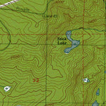 Western Michigan University WA-Cyclone Creek: Authoritative US Topos 1986 digital map