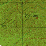 Western Michigan University WA-Dry Bed Lakes: Authoritative US Topos 1990 digital map