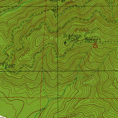 Western Michigan University WA-Dry Bed Lakes: Authoritative US Topos 1990 digital map