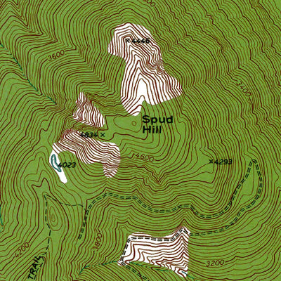 Western Michigan University WA-East Canyon Ridge: Authoritative US Topos 1970 digital map