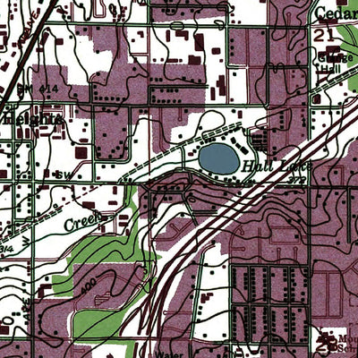 Western Michigan University WA-Edmonds East: Authoritative US Topos 1953 digital map