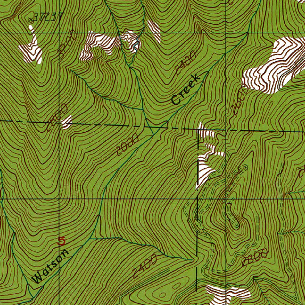 WA-Eldon: Authoritative US Topos 1985 Map by Western Michigan ...