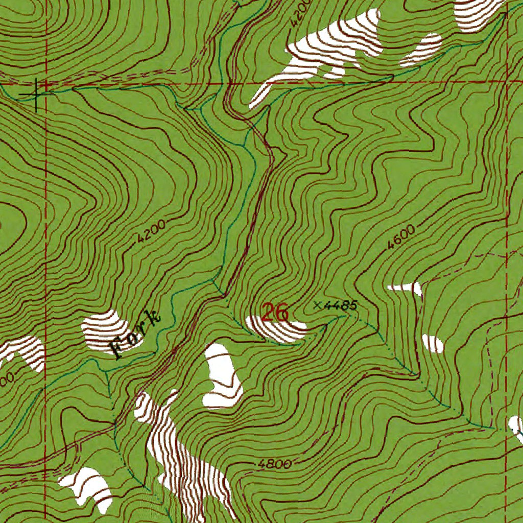 WA-Fairview Ridge: Authoritative US Topos 1970 Map by Western Michigan ...