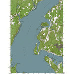 Western Michigan University WA-Fox Island: Authoritative US Topos 1953 digital map
