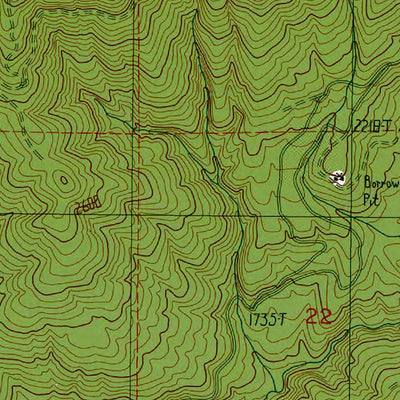 Western Michigan University WA-Glenoma: Authoritative US Topos 1987 digital map