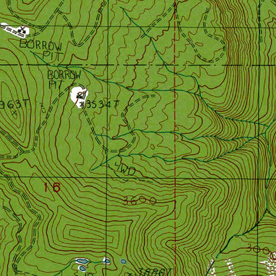 Western Michigan University WA-Goat Mountain: Authoritative US Topos 1983 digital map