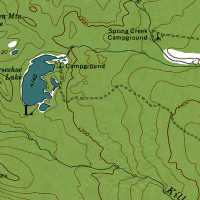 Western Michigan University WA-Green Mountain: Authoritative US Topos 1970 digital map