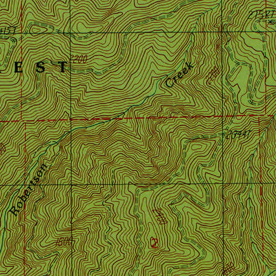 Western Michigan University WA-Grisdale: Authoritative US Topos 1990 digital map