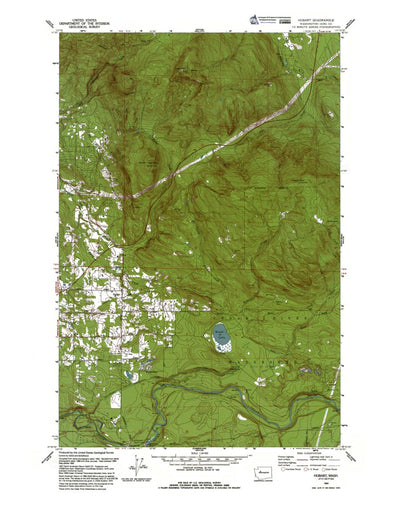Western Michigan University WA-Hobart: Authoritative US Topos 1993 digital map