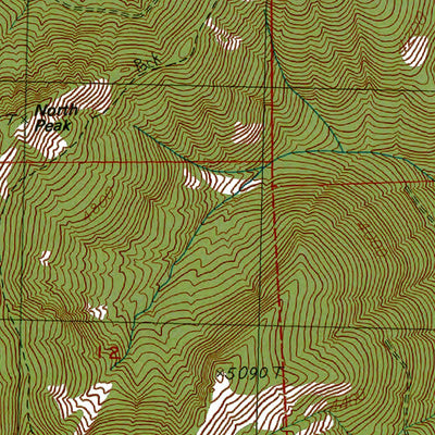 Western Michigan University WA-Kachess Lake: Authoritative US Topos 1989 digital map