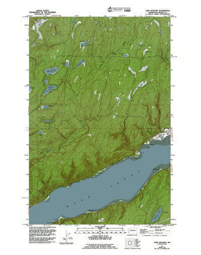 Western Michigan University WA-Lake Wooten: Authoritative US Topos 1953 digital map