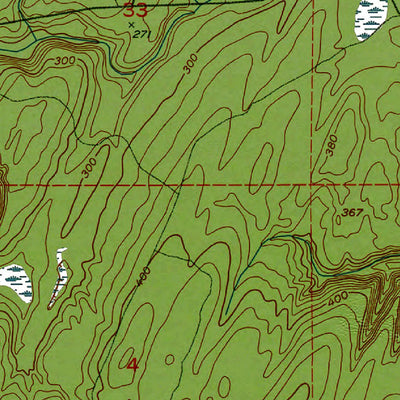 Western Michigan University WA-Lake Wooten: Authoritative US Topos 1953 digital map