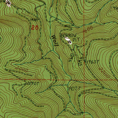 Western Michigan University WA-Lakeview Peak: Authoritative US Topos 1983 digital map