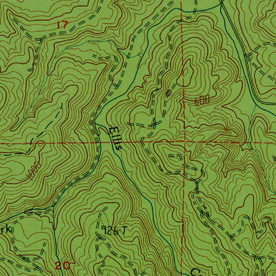 Western Michigan University WA-Lebam: Authoritative US Topos 1986 digital map
