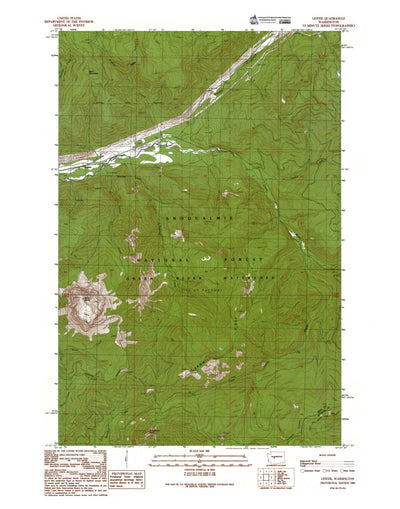 Western Michigan University WA-Lester: Authoritative US Topos 1989 digital map