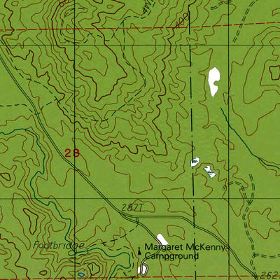 Western Michigan University WA-Littlerock: Authoritative US Topos 1986 digital map