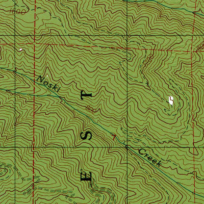 Western Michigan University WA-Littlerock: Authoritative US Topos 1986 digital map