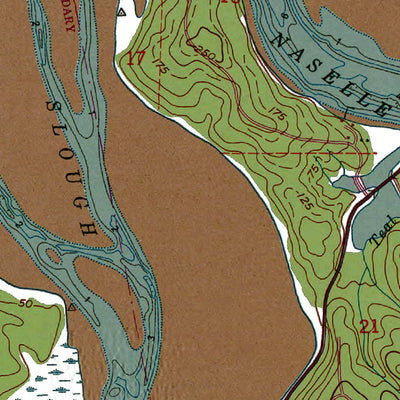 Western Michigan University WA-Long Island: Authoritative US Topos 1949 digital map