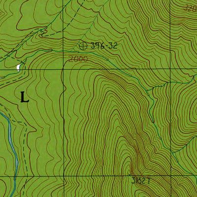 Western Michigan University WA-McCartney Peak: Authoritative US Topos 1990 digital map