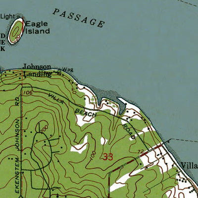 Western Michigan University WA-Mcneil Island: Authoritative US Topos 1959 digital map