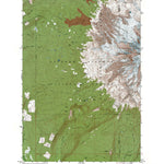 Western Michigan University WA-Mount Adams West: Authoritative US Topos 1970 digital map