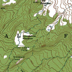 Western Michigan University WA-Mount Adams West: Authoritative US Topos 1970 digital map