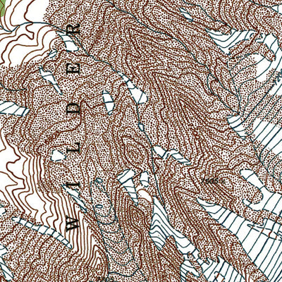 Western Michigan University WA-Mount Adams West: Authoritative US Topos 1970 digital map