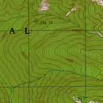 Western Michigan University WA-Mount Angeles: Authoritative US Topos 1990 digital map